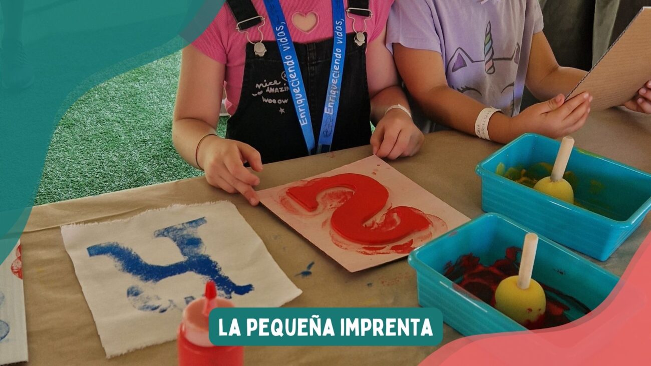 La pequeña imprenta en el Mercado de la imprenta